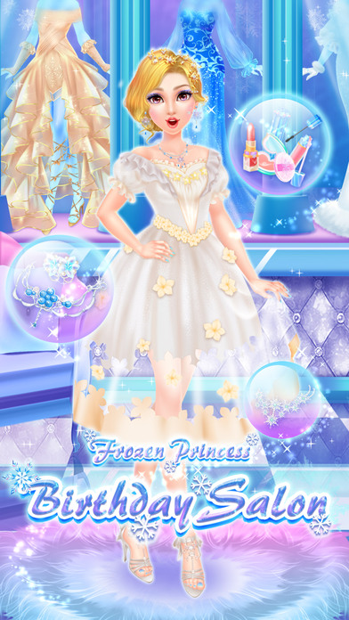 Frozen Princess:Birthday Salon screenshot 3