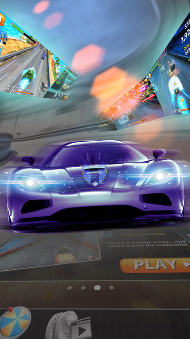 3D Fun Racing Game - Awesome Race-Car screenshot 3