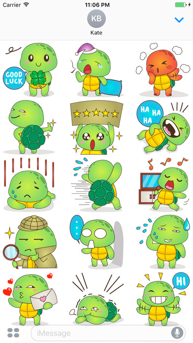 Rocky, The Funny Turtle Sticker screenshot 2