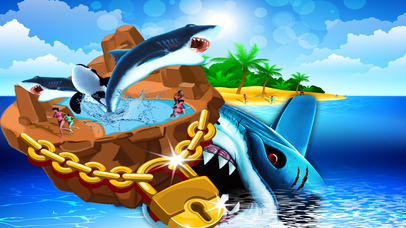 Hungry Attack Shark Simulation 3D Evolution screenshot 2