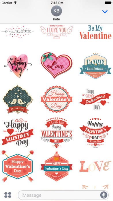 Valentine's Day - Stickers screenshot 3