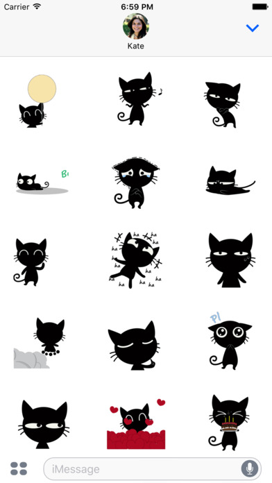 Captivating Cat Animated Emoji Stickers screenshot 2