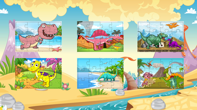 Kids Dinosaur Jigsaw Puzzle :Memory Games for Kids screenshot 2