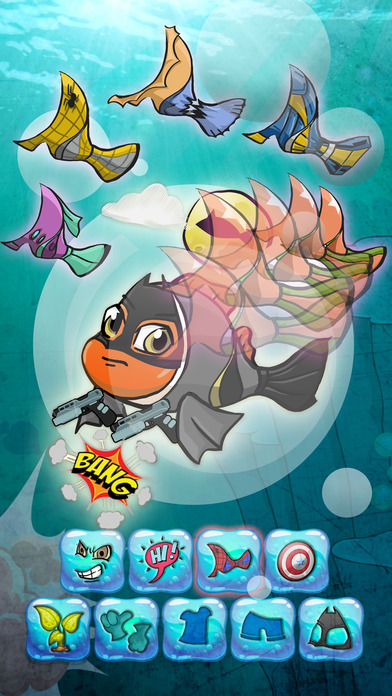 Dress up Cute Fish Superhero Creator screenshot 2