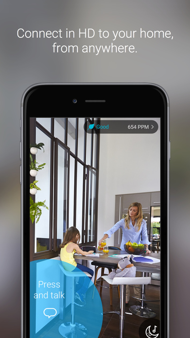 Screenshots of Withings Home for iPhone