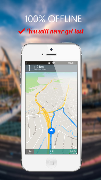 Santiago, Chile : Offline GPS Navigation screenshot 2
