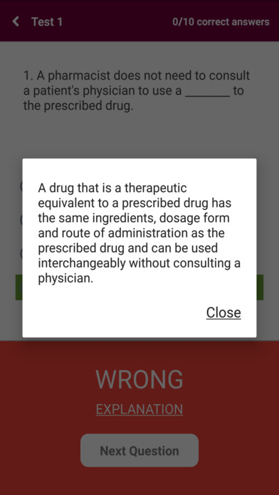 Pharmacy Tech Exam Prep 2017 screenshot 2