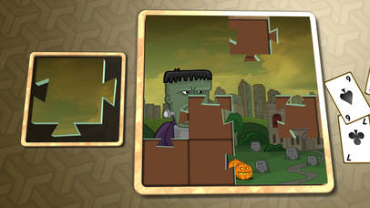 Jigsaw Solitaire Halloween screenshot 2