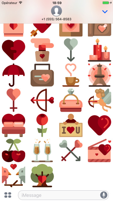 Love stickers pack for valentine's day screenshot 3