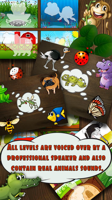 О животных: Обучающие игры для мальчиков и девочек screenshot 2
