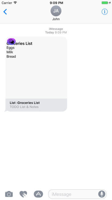 Handy List for iMessage screenshot 4