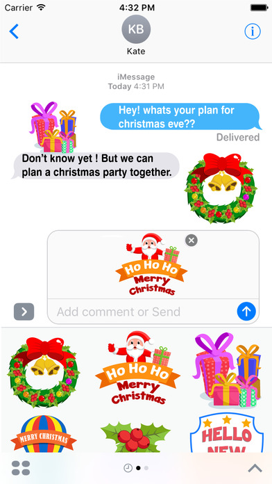 Christmas Celebration Stickers Pack screenshot 2