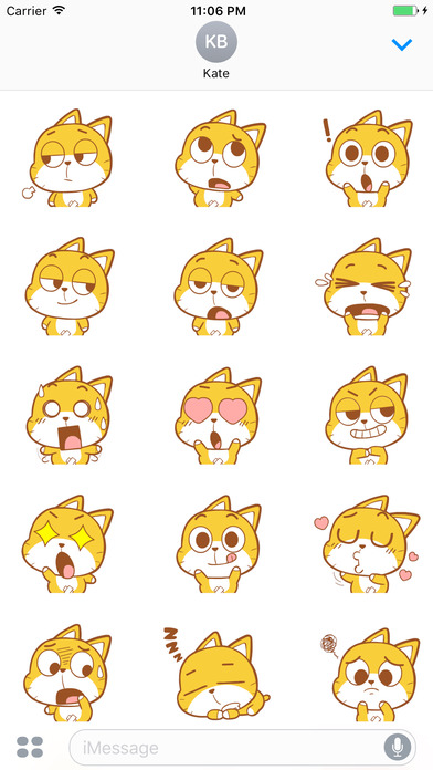 Kawaii Kitten Stickers screenshot 2