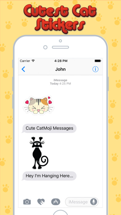 CatMoji Messages screenshot 2