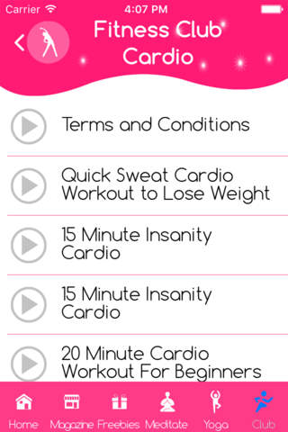 Fitness weights screenshot 2