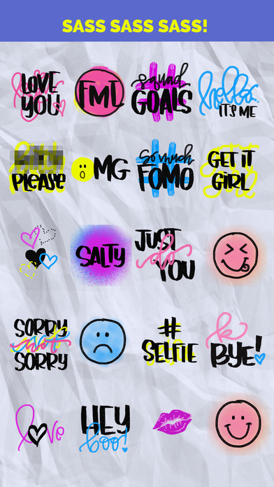 Sassy Stickers: Animated screenshot 2