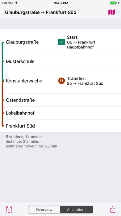 Frankfurt Rail Map screenshot 4