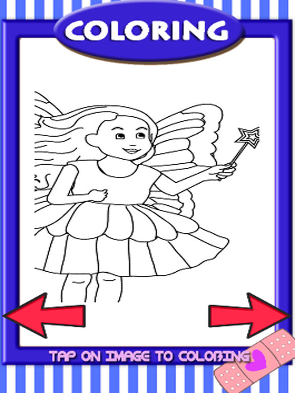 fairy coloring pages games - photo #32