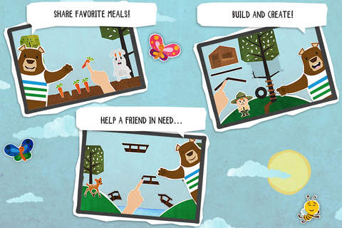 Mr. Bear and the woodland critters, Learngame Pro! screenshot 2