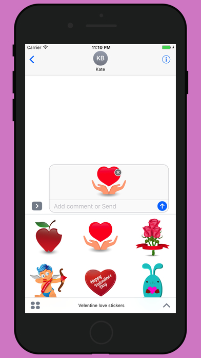 Valentine week love stickers 2017 screenshot 4