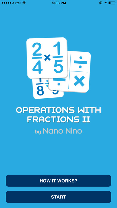 Learn It  Flashcards - Operations with Fractions 2 screenshot 2