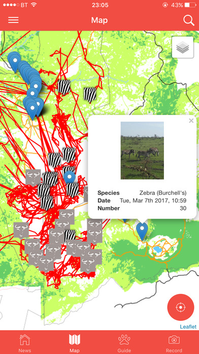 Serengeti Tracker screenshot 2