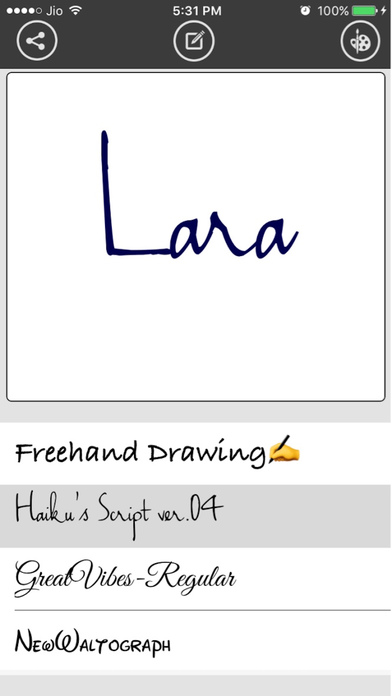Finger Art : Make Your Name In Focus N Filter Text screenshot 4