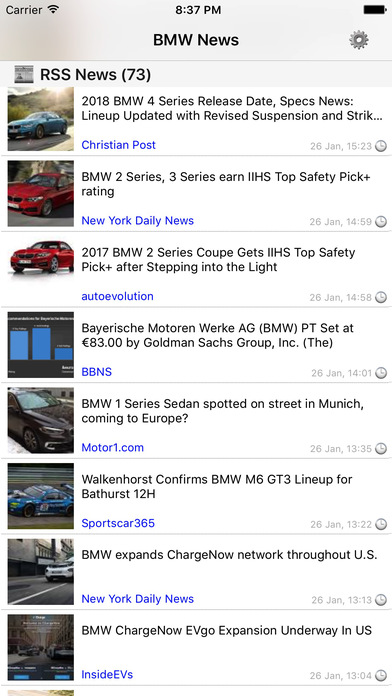 BMW News FREE screenshot 2