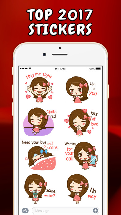 Girlfriend Stickers! screenshot 3