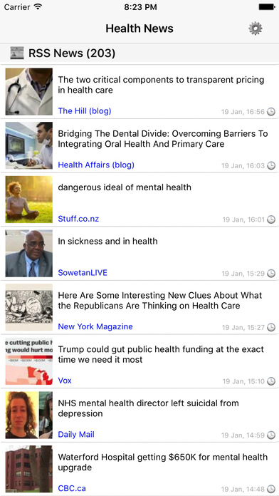 Health News with notifications FREE screenshot 2