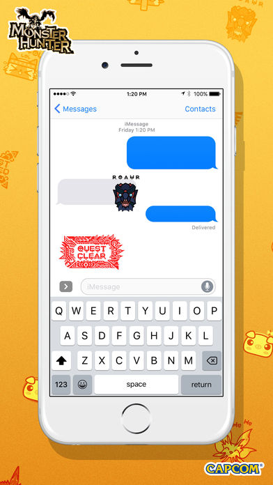 Monster Hunter™ Sticker App for iMessage screenshot 2
