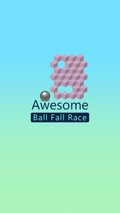 Awesome Ball Fall Race - gravity block rush screenshot 2