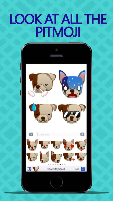 PitMoji - Pit Bull Emoji & Stickers! screenshot 2