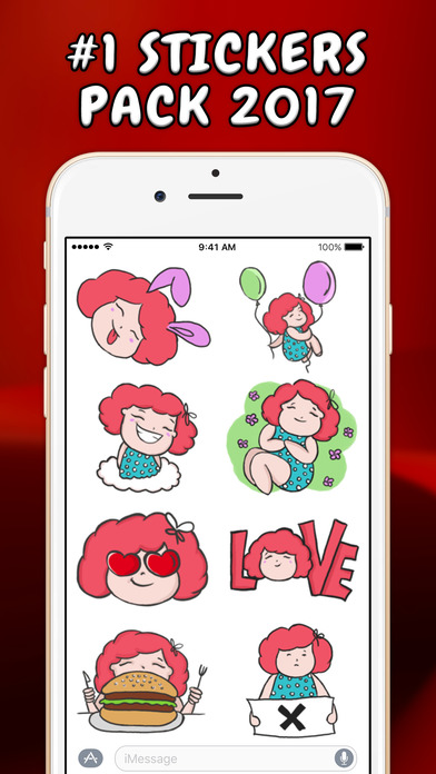 Loving Lady Stickers screenshot 2