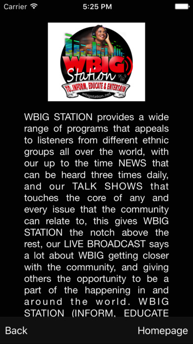 WBIG Station screenshot 3