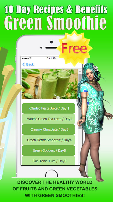Free Green Smoothie Cleanse with 10 Day Recipes screenshot 2