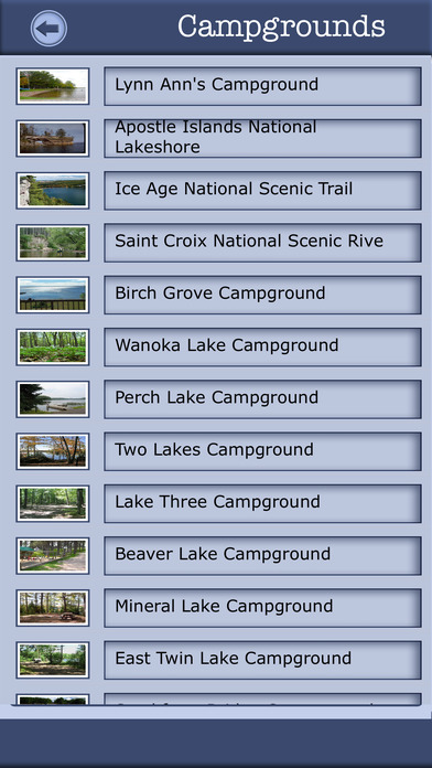Wisconsin - Campgrounds & Hiking Trail,State Parks screenshot 3