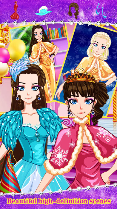 Royal Princess's dinner-Girls Makeup&Dressup Games screenshot 2