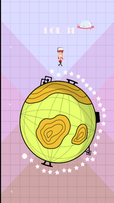 Cartoon Man Space Adventure screenshot 2