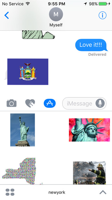 New York Stickers for iMessage screenshot 2