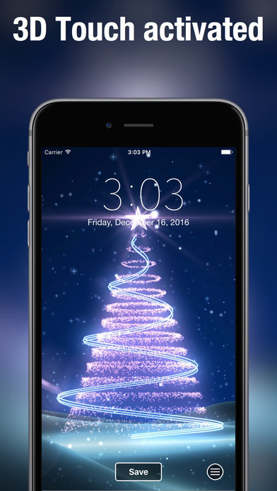 Xmas Live Wallpapers: Dynamic backgrounds + themes screenshot 3