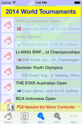 Watch-More-Badminton 2016 screenshot 2
