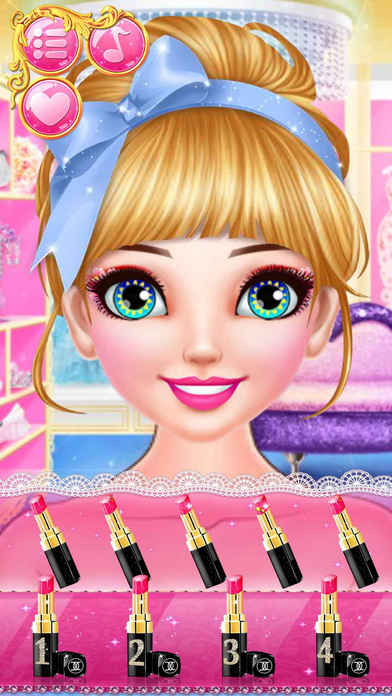 公主婚礼沙龙 - 女孩子化妆和换装游戏 screenshot 2