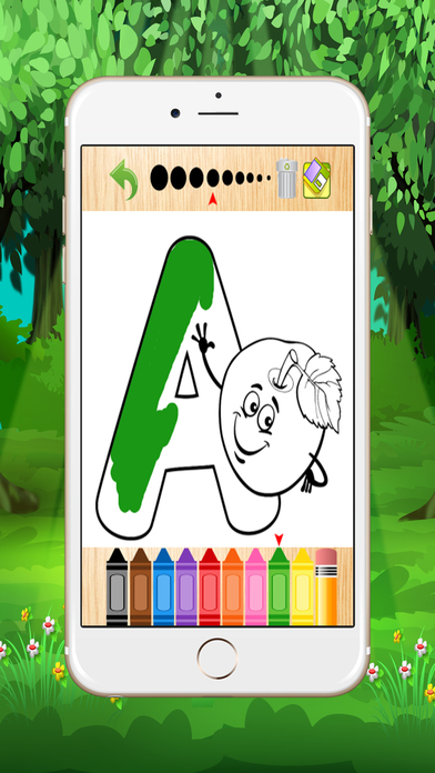 abc coloring pages for kid screenshot 4