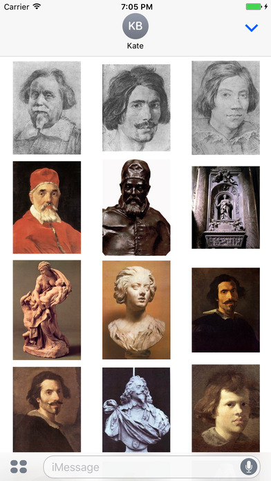 Gian Lorenzo Bernini Artworks Stickers screenshot 2