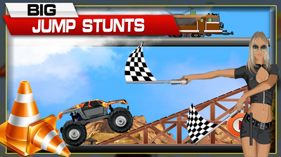 2017 Monster Truck Extreme Stunts - Racing Games screenshot 2