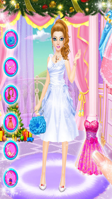 Christmas Bridal Makeover - Salon Games for Girls screenshot 4