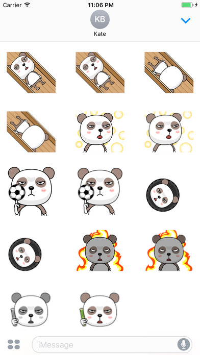 Taboo The Funny Panda Animated Sticker screenshot 4