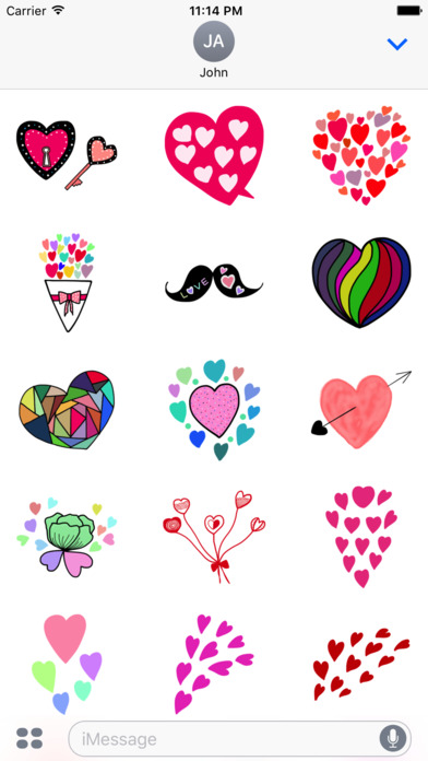 Love - Lovely Doodle Stickers by StiPia screenshot 2