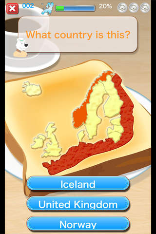 Europe Map Toast for Kids screenshot 2